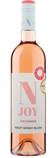 Njoy Pinot Grigio Blush Rose 0.75l (FRIS & FRUITIG)