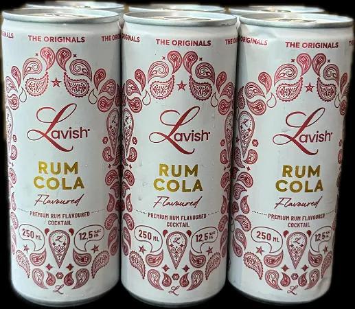 Lavish rum cola 6-pack 6 * 0.25 Liter