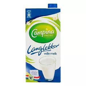 Campina houdbare melk vol lang lekker 1L Pak
