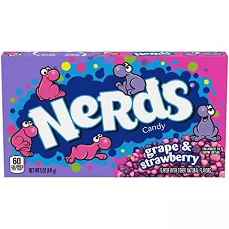 Nestle Candy Shop Nerds Strawberry Grape Theatre 141g