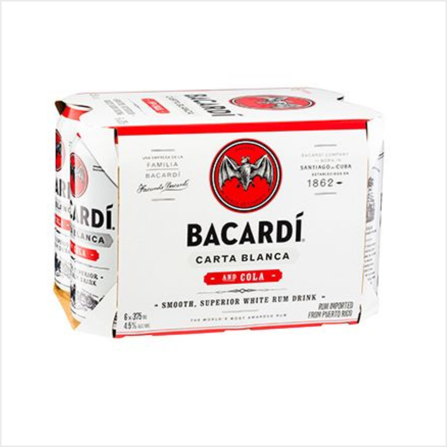 Bacardi Rum & Cola 6-Pack (6 * 0.25 liter)