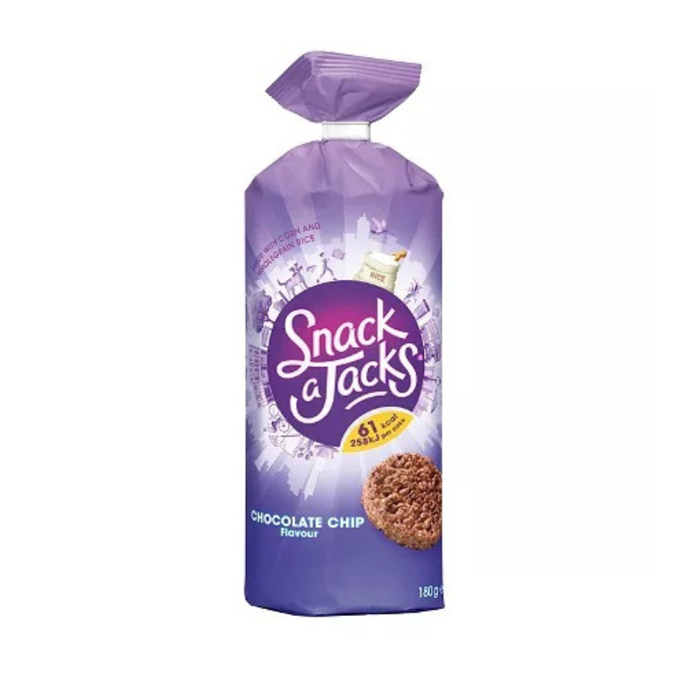 Snack A Jacks Chocolate Chip 166g