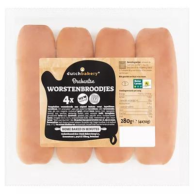 Dutch Bakery Brabantse Worstenbrood  4 st