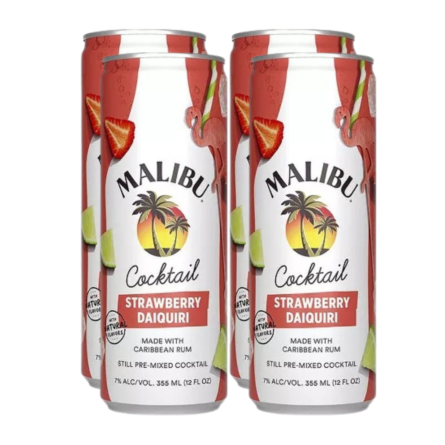 Malibu Strawberry Daiquiri 4-pack (4 * 0.25 liter)
