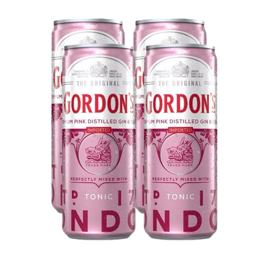 Gordon's Pink Gin 4-pack (4 * 0.25 liter)