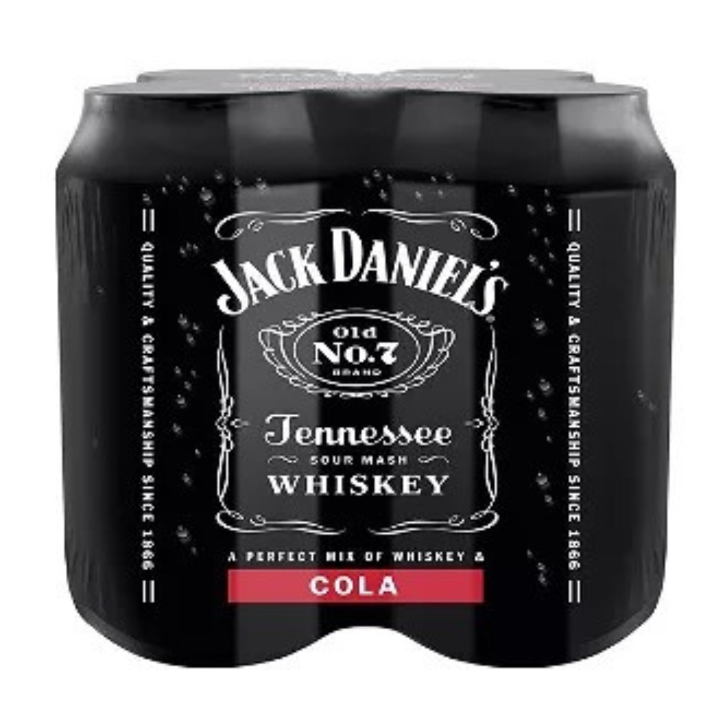Jack Daniel's Cola 4-pack (4 * 0.33 liter)