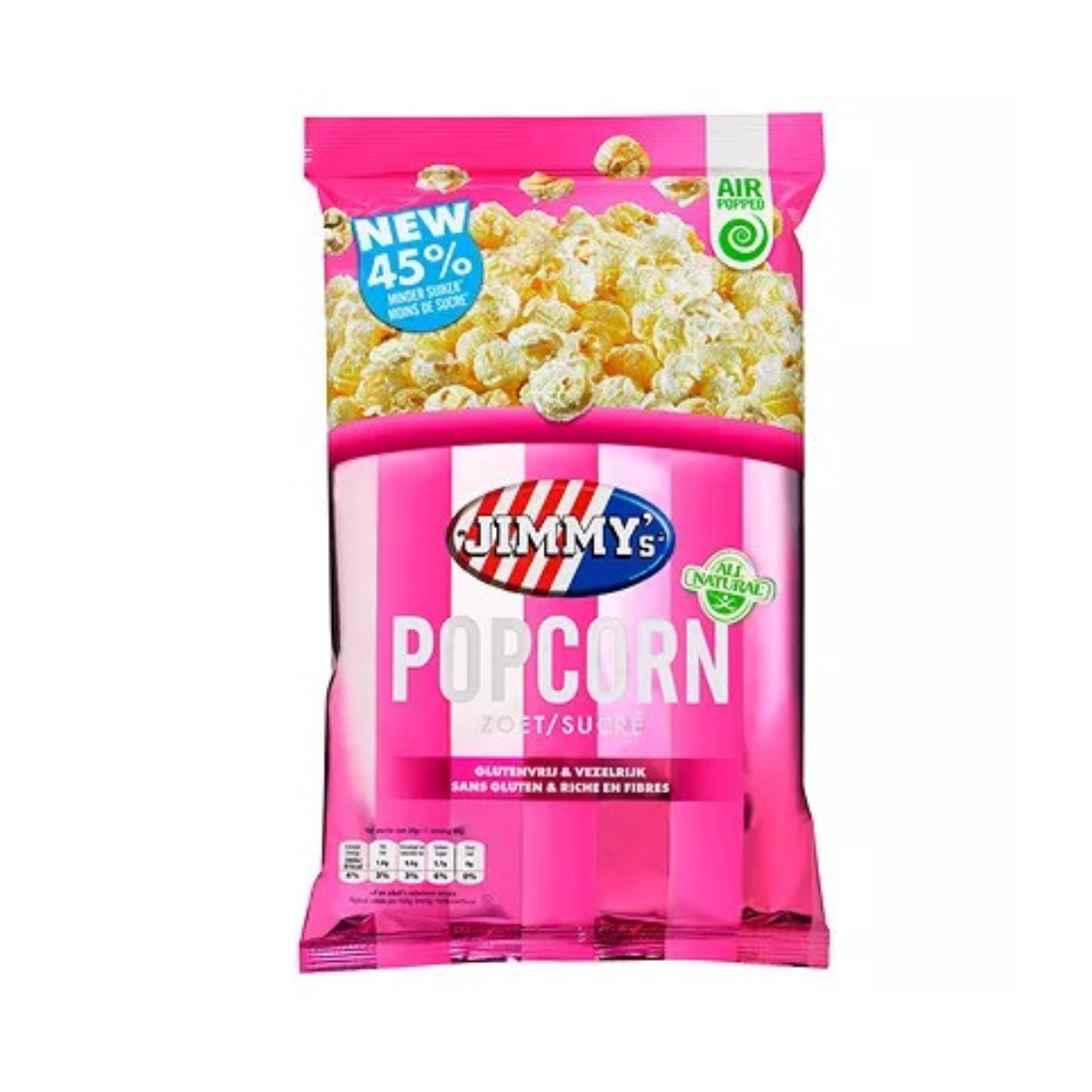 Jimmy's Popcorn Zoet 140g