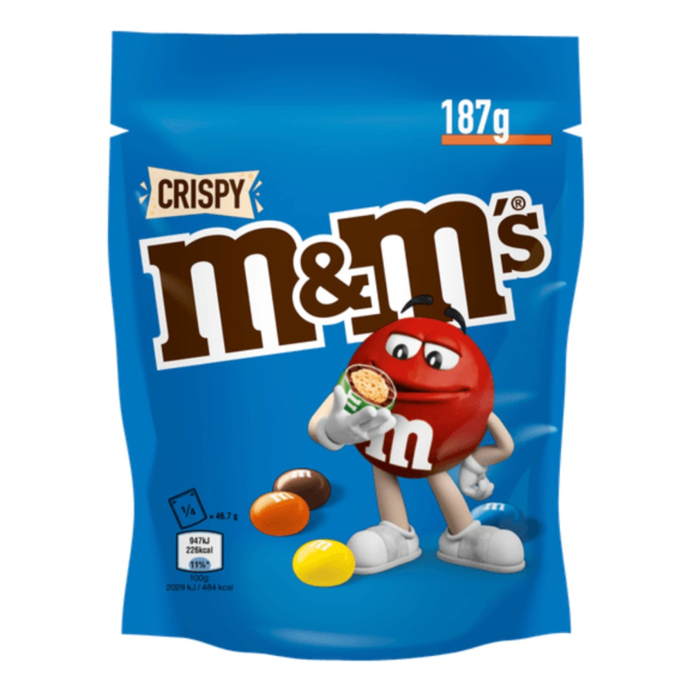 m&m's crispy 187g