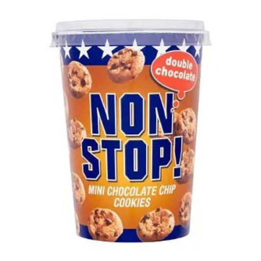 Non Stop! Mini Chocolate Chip Cookies Dubble Chocolate 125g